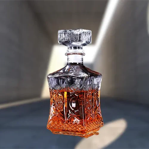 Botol bilong Wiski Glas Dekanta, Skwea Seip Wain Botol